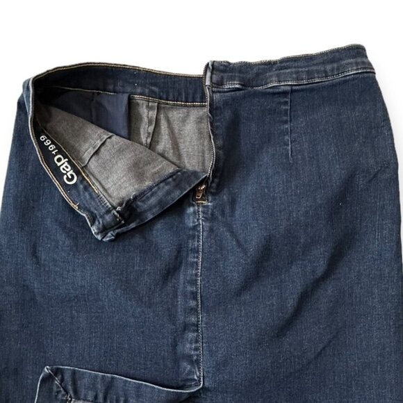 Gap 1969 Denim Pencil Skirt, Blue/Black, Size 12 regular - Picture 10 of 13